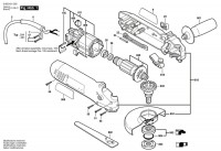 Bosch 0 603 401 805 Pws 680 Angle Grinder 230 V / Eu Spare Parts